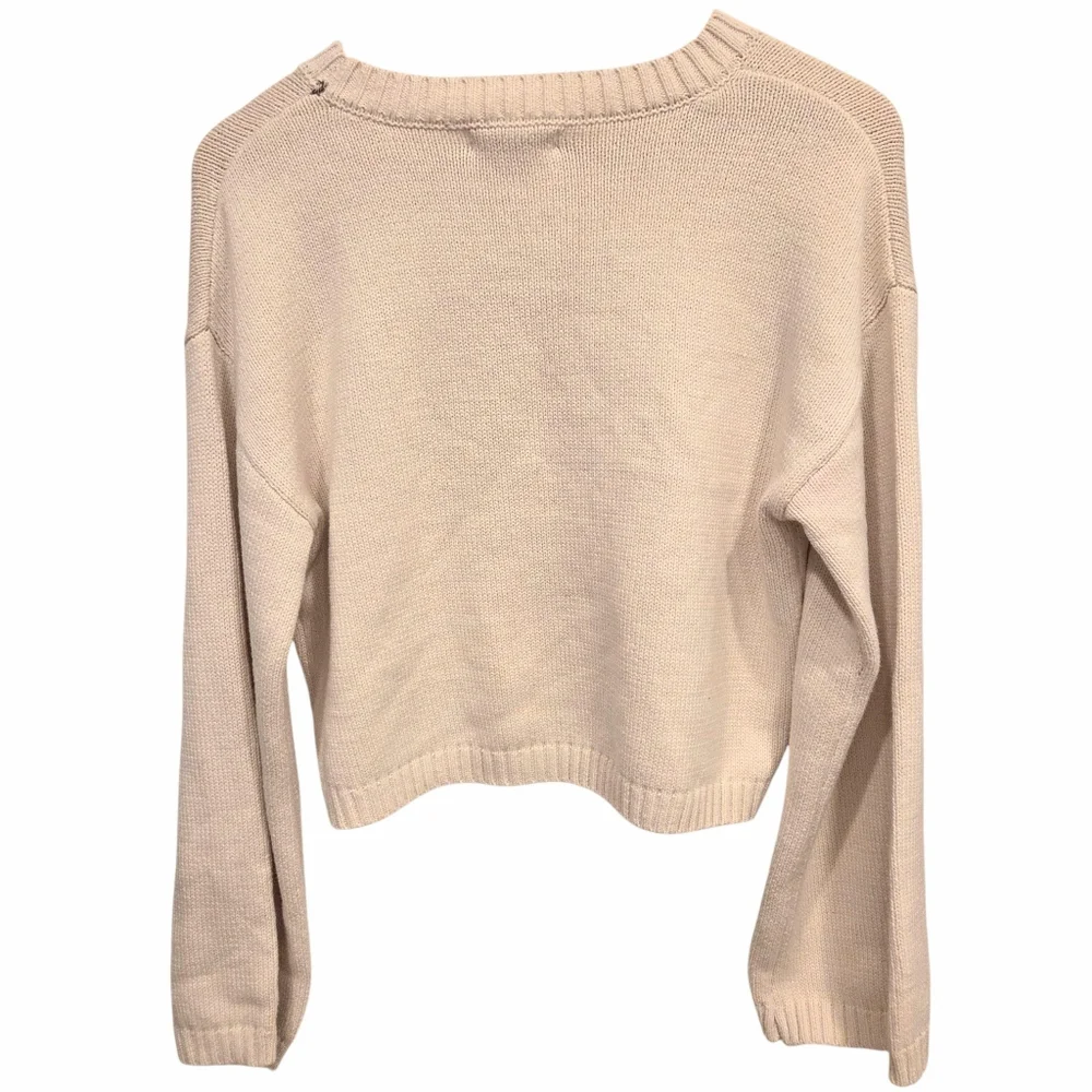 Sincerely Jules BOW Sweater Women's Long Sleeve Cream M - Picture 2 of 6